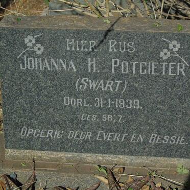 POTGIETER Johanna H. nee SWART -1939