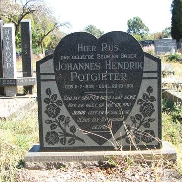 POTGIETER Johannes Hendrik 1938-1961