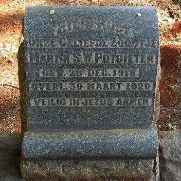 POTGIETER Martin S.W. 1918-1920