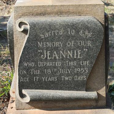PORTER Jeannie -1953