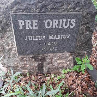 PRETORIUS Julius Marius 1920-1970