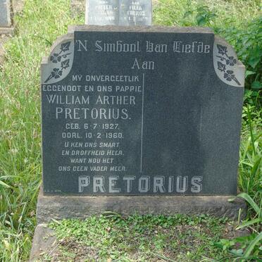 PRETORIUS William Arther 1927-1960