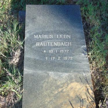 RAUTENBACH Marius Leon 1972-1972