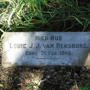 RENSBURG Louis J.J., van -1946