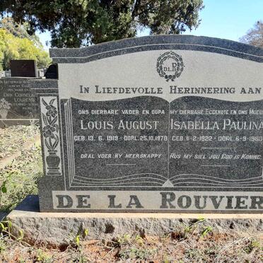 ROUVIERE Louis August, de la 1919-1978 &amp; Isabella Paulina 1922-1963