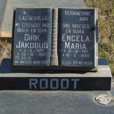 ROODT Dirk Jakobus 1907-1987 &amp; Engela Maria 1911-1995