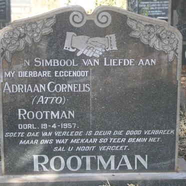 ROOTMAN Adriaan Cornelis -1957