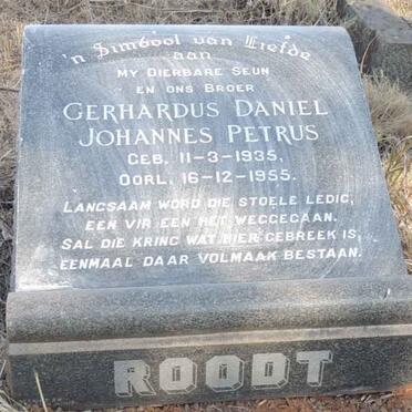 ROODT Gerhardus Daniel Johannes Petrus 1935-1955