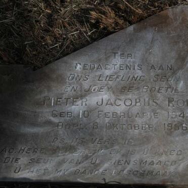 ROUX Pieter Jacobus 1943-1956