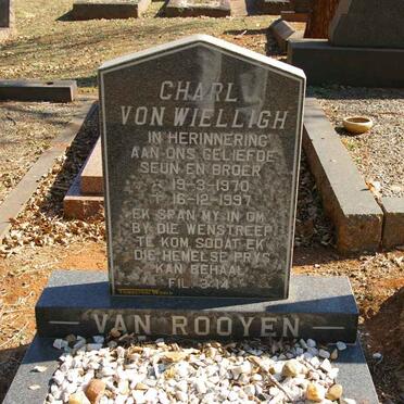 ROOYEN Charl Von Wielligh, van 1970-1997
