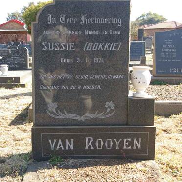 ROOYEN Louis, van -1967 &amp; Sussie -1971