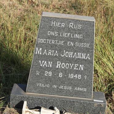 ROOYEN Maria Johanna, van 1948-1948