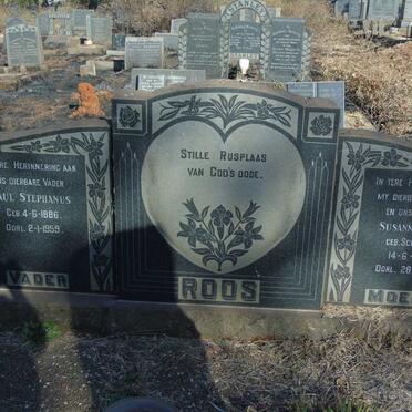 ROOS Paul Stephanus 1886-1959 & Susanna Jacoba SCHOEMAN 1898-1953