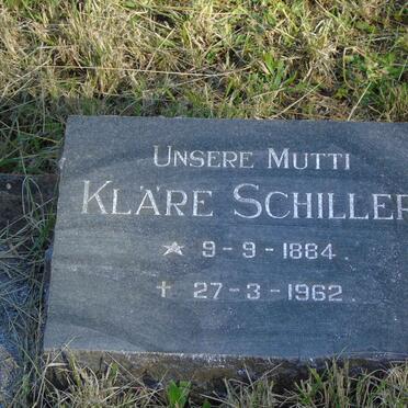 SCHILLER Klare 1884-1962