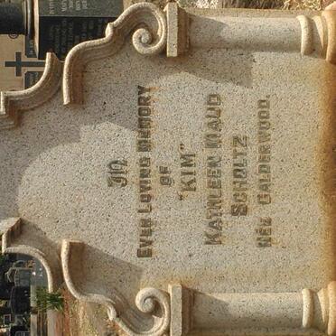 SCHOLTZ Kathleen Maud nee CALDERWOOD