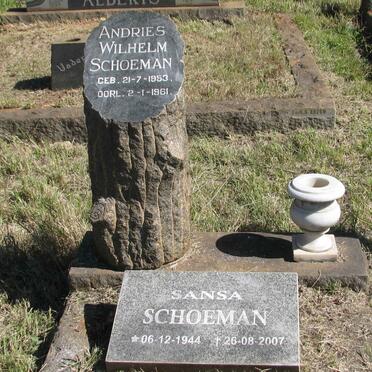 SCHOEMAN Sansa 1944-2007 :: SCHOEMAN Andries Wilhelm 1953-1961