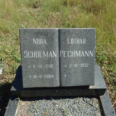 SCHOEMAN Nora 1915-2004 :: PECHMANN Lothar 1932-