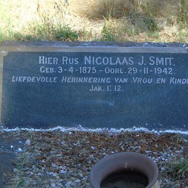 SMIT Nicolaas J. 1875-1942
