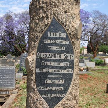 SMITH Alexander 1892-1945