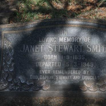 SMITH Janet Stewart 1895-1949