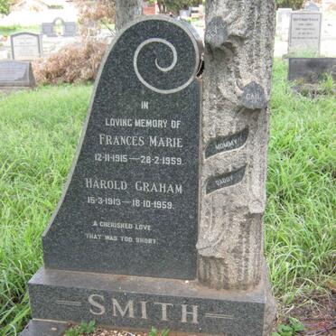 SMITH Harold Graham 1913-1959 & Frances Marie 1915-1959