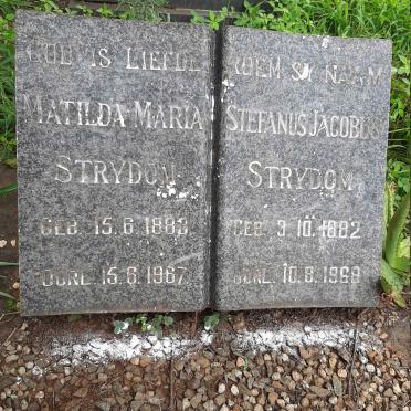 STRYDOM Stefanus Jacobus 1882-1968 &amp; Matilda Maria 1883-1967