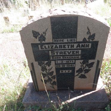 STREVER Elizabeth Ann nee BEECHAM 1877-1941