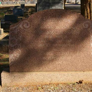STORRAR George 1885-1958 &amp; Annie Sinclair HARRIS 1882-1947