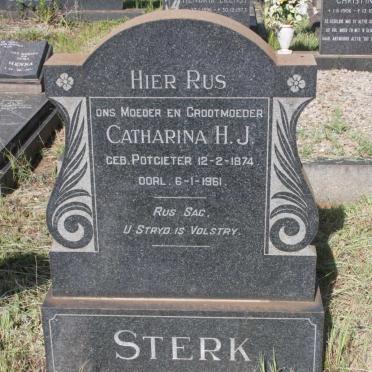 STERK Catharina H.J. nee POTGIETER 1874-1961