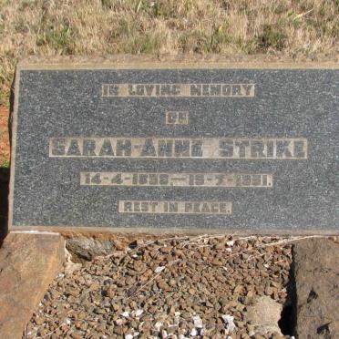 STRIKE Sarah Anne 1858-1951