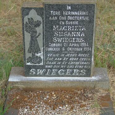 SWIEGERS Magrieta Susanna 1954-1954
