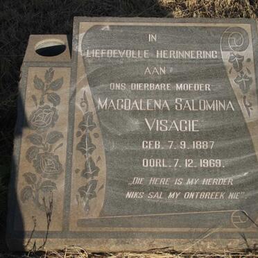 VISAGIE Magdalena Salomina 1887-1969
