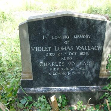 WALLACH Charles -1952 & Violet Lomas -1936