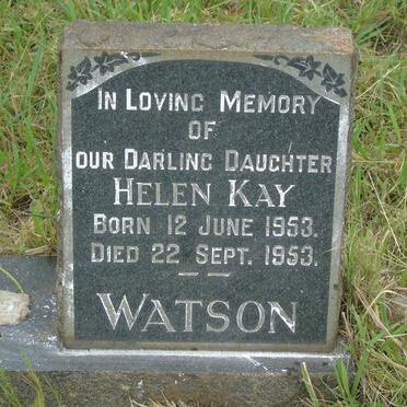 WATSON Helen Kay 1953-1953