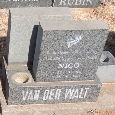 WALT Nico, van der 1941-1996