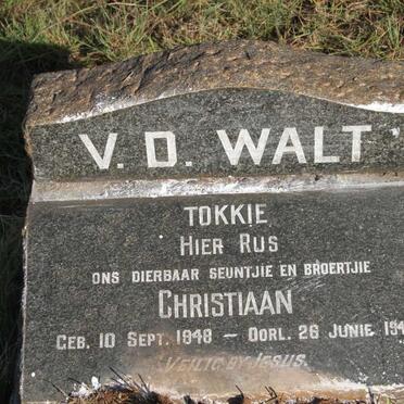 WALT Christiaan, v.d. 1948-1949