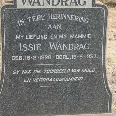 WANDRAG Issie 1928-1957