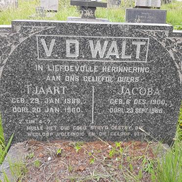 WALT Tjaart, v.d. 1888-1960 &amp; Jacoba 1900-1966