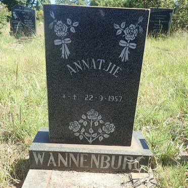 WANNENBURG Annatjie 1957-1957