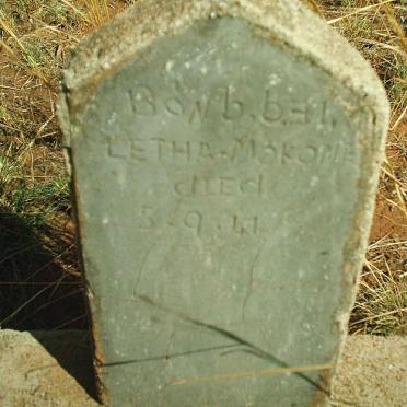 MOKONE Letha  -1941