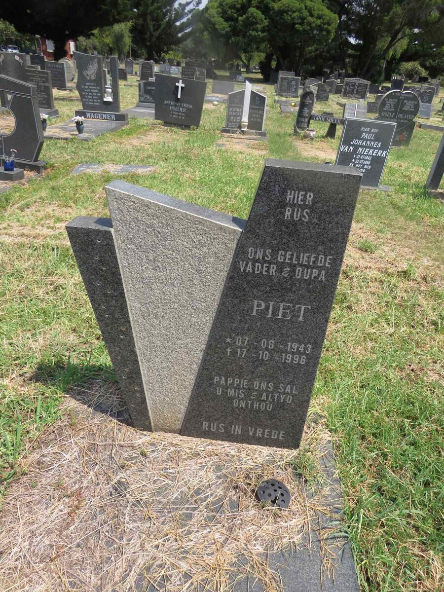 ? Piet 1943-1996