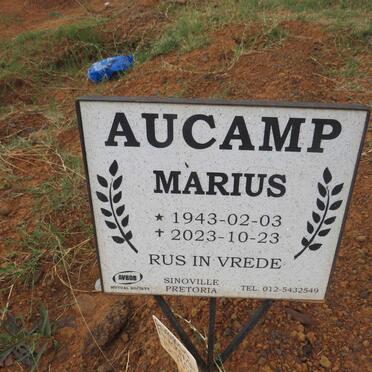 AUCAMP Marius 1943-2023