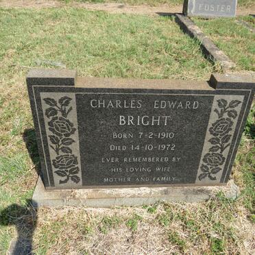 BRIGHT Charles Edward 1910-1972