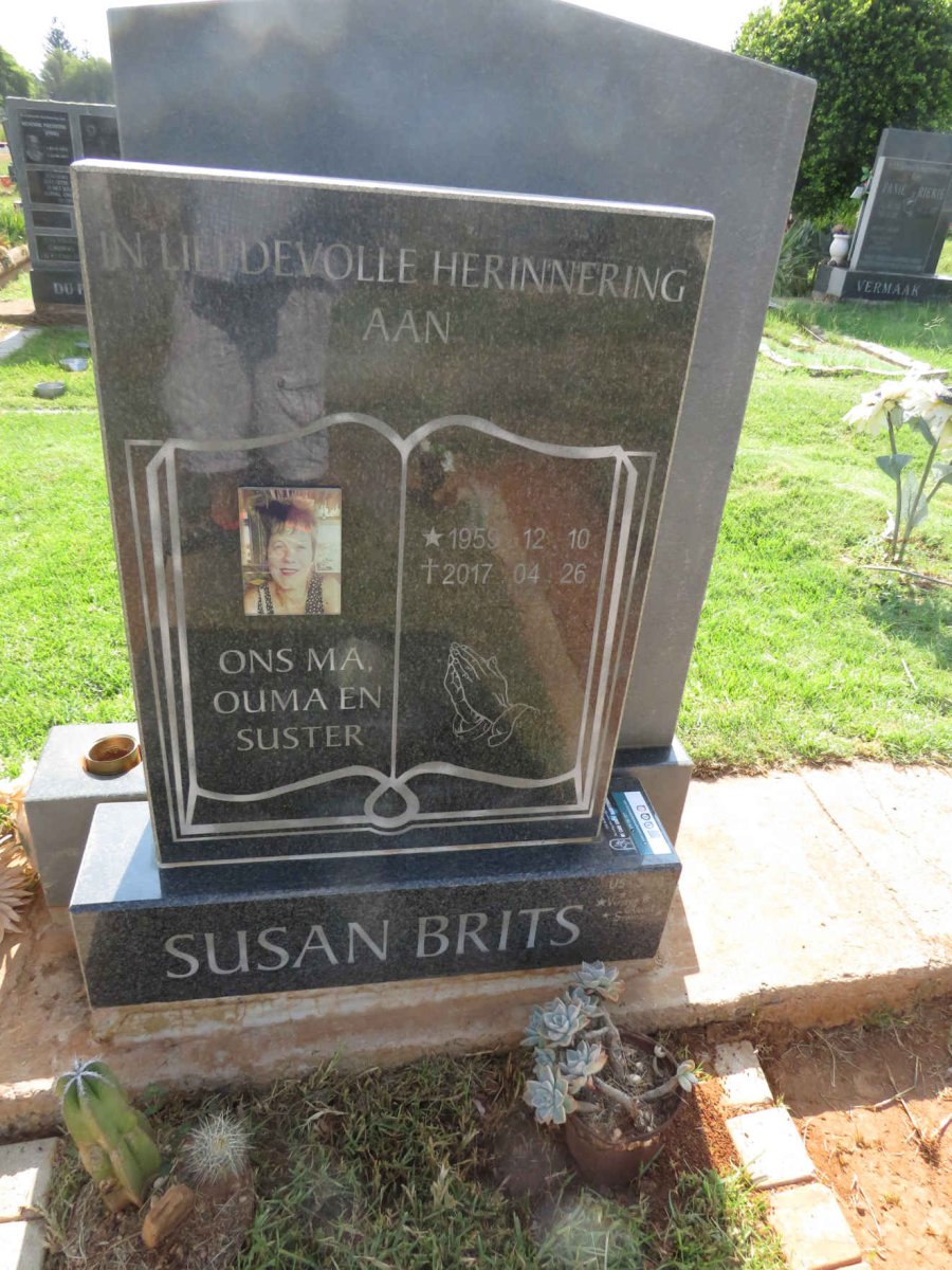 BRITS Susan 1959-2017