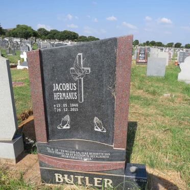 BUTLER Jacobus Hermanus 1946-2015