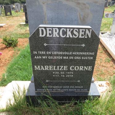 DERCKSEN Marelize Corne 1975-2019