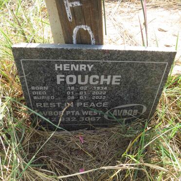 FOUCHE Henry 1934-2022