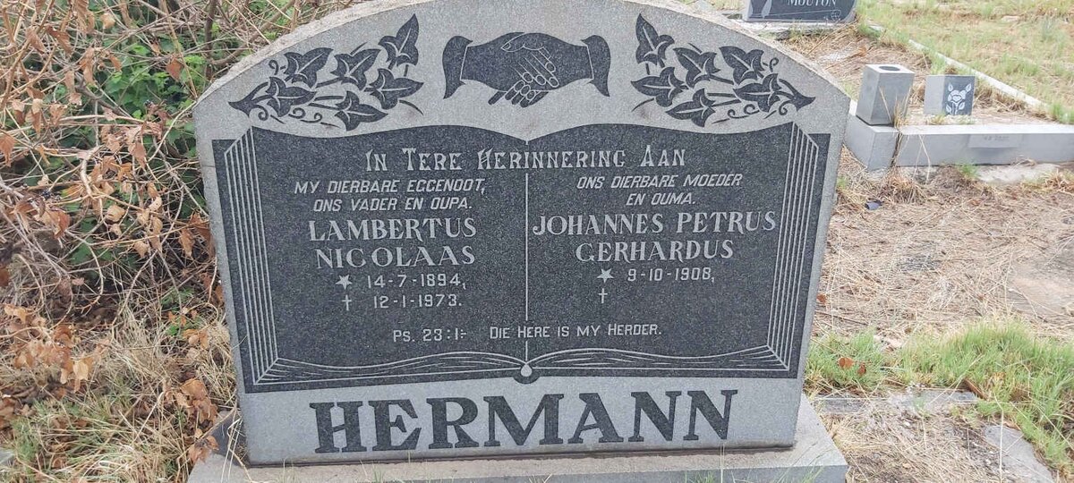 HERMANN Lambertus Nicolaas 1894-1973 & Johannes Petrus Gerhardus 1908- 