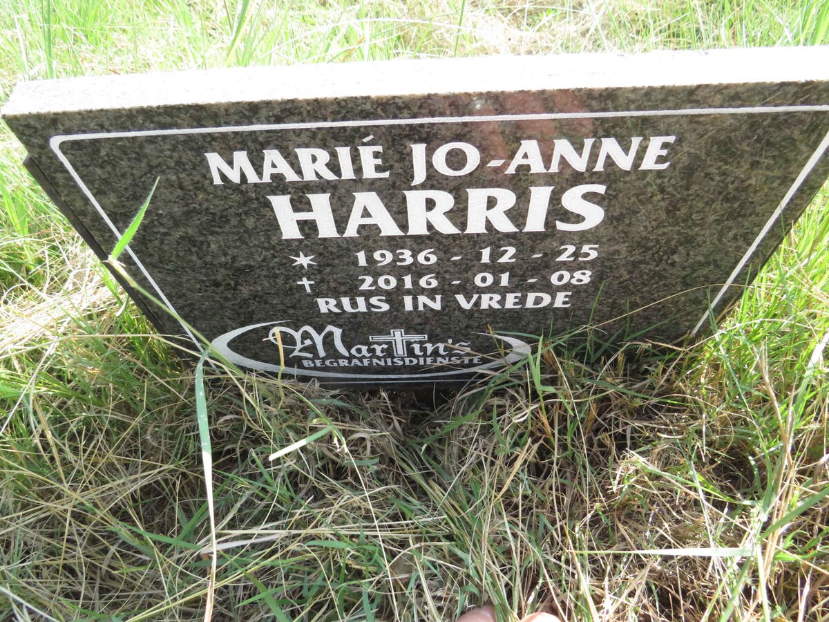 HARRIS Marie Jo-anne 1936-2016