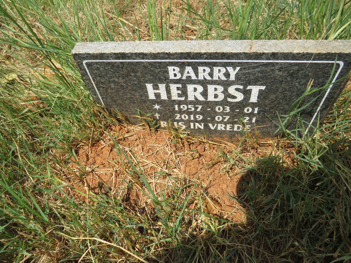 HERBST Barry 1957-2019